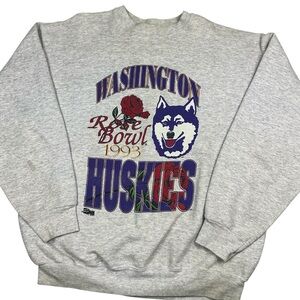 Vintage Washington Huskies 1993 Rose Bowl UDUB Crewneck USA XL
